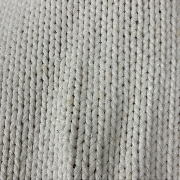 Tommy Hilfiger Vintage Hand Knit 90’s Cotton Logo Chunky Cowl Neck Sweater Large - Picture 5 of 10